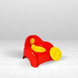 The Tickle Toe Multipurpose Plastic Potty Training Chair for Kids | Toddler Potty Seat with Detachable Bowl | Baby Trainer Seat for 6-36 Months | Can Be Used as Feeding Chair | D-Red | 4-Piece Set-picture-39