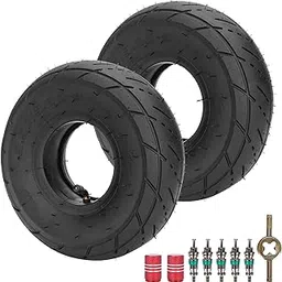 RUTU (2 Pack)3.00-4 Replacement Tire & Inner Tube with TR87 Bent Angled Valve Stem for Razor Pocket Rocket E300 & E325 Ezip Scooter Go Kart Mini Pocket Chopper Goped Bike-image-59