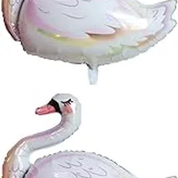 Merishopp 2pcs Cartoon Animal Aluminum Film Crown Swan Swan-image-41