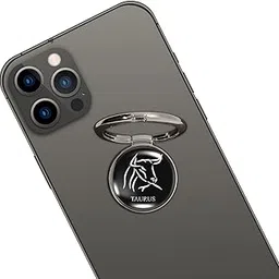 swap-n-snap Silver 360 Holo-Ring Mobile Phone Grip Holder with Hologram Zodiac Logo - Taurus Design-picture-37