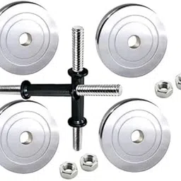 SIMRAN SPORTS Dumbbell Set, Adjustable Steel Dumbbell Set With 1 Pair of Adjustable Star Nut Dumbbell Rods & Steel Dumbbell Plates-picture-17