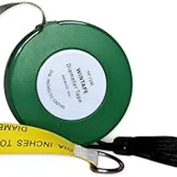 Wintape Cm and Inches to 100ths Executive Diameter Pi Engineer's Tape Measure (Green)-image-46