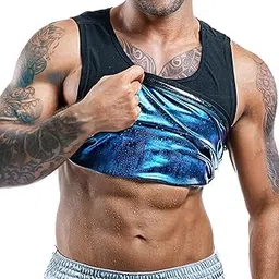 Sweat Spark Men’s Sweat Vest - Boost Weight Loss with Increased Sweating & Compression Technology Sauna Vest for Men (XS-7XL)-picture-23