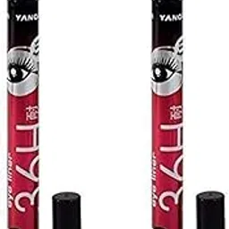 Calitate24 Eyeliner Pen Waterproof Black Liner Sketch Pen for Eye Makeup Liquid Long Lasting & Extra Shine (Pack of 2) Glossy Finish-picture-40