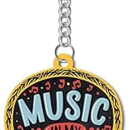 bhai please Music in my Wooden Keychain for Car, Bike, Office, Home (Pack of 1) Multicolour Key Chain with Ring | Gift for Men, Women, Girls, Boys, Him and Her-picture-16