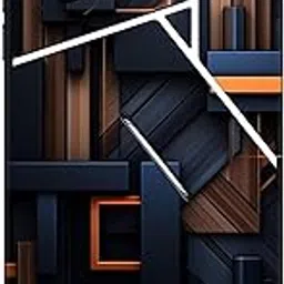 Mobotize Premium Printed Mobile Back Skin Sticker Compatible for Tecno Pova 5 Pro (5G) with Easy and Self Installation Kit (Crystal Blocks - Design-12)-image-3