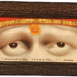 OM SAI GIFTS Shirdi Saibaba Religious Wall Hanging Photo Frame (Blessing Eyes)-picture-49