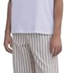 bellababebysk Men's Cotton Pajama Pants | Sleepwear | Striped Pants | Relaxed Fit | Bottoms with Elastic Waistband | Lounge Trousers-picture-22