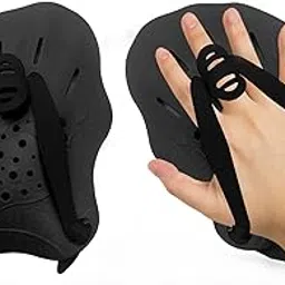 Swimming Paddles, Silicone Hand Paddles forTraining, 20 cm Swimming Accessories for Adults, Aids to Improve Stroke Technique and Strength-picture-24