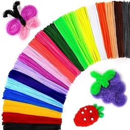 generic ARTISTERY 200 PCS Pipe Cleaners Craft Supplies Multi-Color Chenille Stems for Art and Craft Projects Creative DIY Valentine's Day Decorations (12inch x 6mm)-picture-39