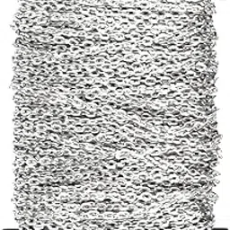 Dhruv Crafts Jewellery Making Chain for DIY Jewelry Making Necklace Earring Findings Accessories, Silver (3mm Length 5 Mtr) (Silver)-picture-14