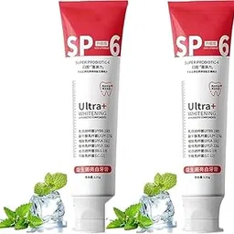 NURAT Sp-6 Whitening Toothpaste | Natural Tooth Whitener | Whitening Formula for Stain Removal | Fresh Breath Super Probiotic Toothpaste | (Pack of 2)-picture-40