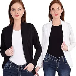rravayki Women/Girl's Cotton Casual Shrug-picture-40