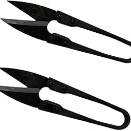 NOZOMI Metal Embroidery Sewing Snips | Set of 2 Sharp Thread Cutter Scissors for Sewing, Stitching & Tailoring | Precision Fabric & Thread Cutter Tool (Black)-picture-29