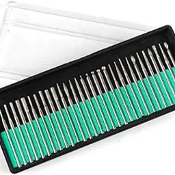 ATOZSHOP11 30 Diamond Burr Drill Bits for Engraving Carving Dremel Rotary Tiles Glass Kit, Multicolor, 30 Piece-picture-14