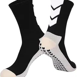neouth Mens Grip Socks Soccer Non Slip Socks, 1 Pair Hospital Socks with Gripper Pads, Anti Slip Pilates Socks, Training Soccer Socks-picture-43