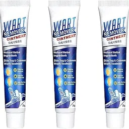 Generic 20g Warts Remover Cream, Warts Removal Extract Skin Face Tag Extract Corn Treatment Ointment Painless For Men Women Childrens - (Pack of 3)-image-14