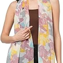 sahil scarf Premium Multicolor Scarf Lightweight & Comfortable for All Seasons (22x72inch)-picture-22