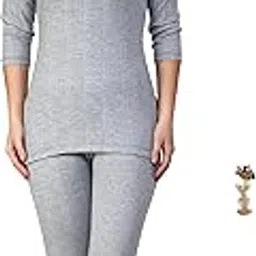 cread craft Womens Thermal Body Warmer Set | Full Sleeve Top & Bottom Set for Women | Ultra Soft Winter Inner Wear (Set of 1)-picture-19
