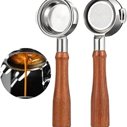 Brewalsa Bottomless Portafilter - 58mm E61 Series with 2 Ears with 2Cups Basket Included - Compatible with Expobar, Rocket, Faema, Wega & More Coffee Machines-picture-27