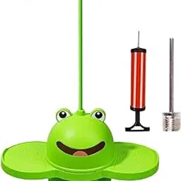 TRENDYNEST Pogo Ball with Handle Pogo Jump Toy with Ball Pump for Games Workout Fitness Green | Exercise Balls | Fitness Equipment & Gear-image-88