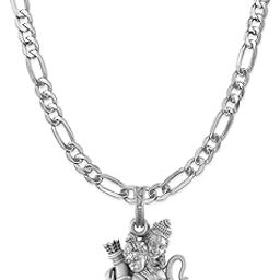 akshat sapphire Sterling Silver (92.5% purity) God Shree Ram and Hanuman Chain Pendant for Men & Women Pure Silver Bhagwan Shri Ram and Hanuman Chain Locket for Good Health & Wealth-picture-19