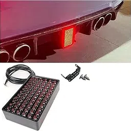 aakichi AUTO F1 Style LED Car 3rd Brake Light, 72 LEDs, 12V Universal Rear Diffuser, Red Signal Tail Light Compatible With All Car's & SUV's-picture-27