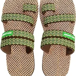 ayurpaduka Women’s Herbal Diabetic Slippers | Orthopedic Pain Relief Footwear for Neuropathy, Burning & Numb Feet | Soft Cushion Semi-Covering Sandals | Natural Water-Absorbent Indoor Chappals (777/N)-picture-54