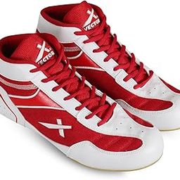 Vector X Razor-2.0 Kabaddi Shoes for Mens, Boys & Girls/Sports and Athletic Footwear with Synthetic Leather with Breathable Mesh Upper/Crepe Rubber Sole (Red-White)-picture-34