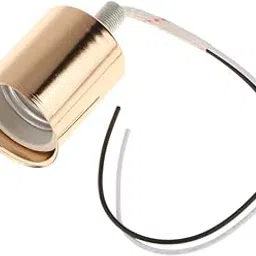 MYADDICTION Round Lampshade Ceiling Light Holder Chandelier Pendant Socket Gold E27-picture-26