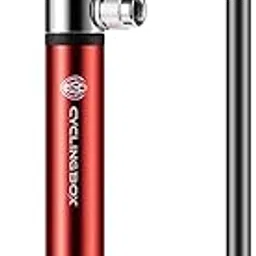 loom tree LOOM TREE® Mini Bike Pump Bicycle Accessories Cycling Inflator Presta Schrader Valve Red-picture-15