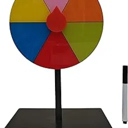 Spinning Wheel, Spin The Wheel, Spinning Prize Wheel, 6 Slots Color Tabletop Roulette Spinner of Fortune, for Trade Show, Carnival, Win Fortune Spin Games-picture-31