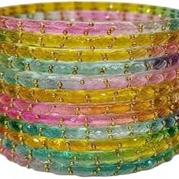 Glass Bangles Raindrops Design for Women and Girls, Traditional bangles Set-picture-45