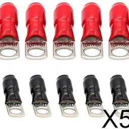 Bnf® 5x10x Copper Tube Terminals Battery Welding Cable Lug Ring Crimp w/Caps 16mm² | Other Parts | Car & Truck Parts-picture-14