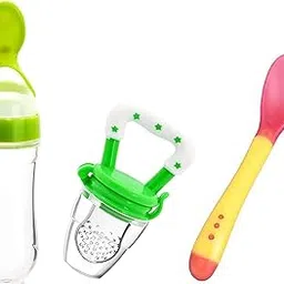 Ganpati Enterprises Baby Fruit Nibbler Fruit Feeder/Baby Fruit Nipple/Pacifier for 4 Months + Babies Baby Feeding Set (Multicolour4)-picture-26