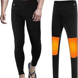 qingyuan Heated Pants Washable USB Charging Electric Thermal Heating Trousers Insulated Heating Underwear with 3 L TEM rature Setting Cold-Proof Bot Men/Women Outdoor Winter Heating Trousers-picture-28