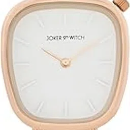 joker & witch Nocturne 30mm White Dial 16mm Rose Gold Steel Mesh Watch for Women-picture-48