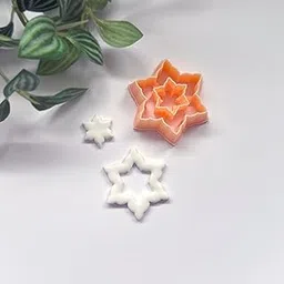 3D ORIGINS Snowflake Donut Clay Cutter, Xmas Star Shape Polymer Clay Tools for Jewellery, Earring and Pendant Makers, Christmas Handmade Craft Supplies, Size 30MM Color May Vary-picture-16
