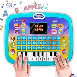 fizzytech Educational Learning Laptop, Computer Plus Piano with LED Screen Music Fun Toy Activities for Learning Alphabet ABC/Numbers/Words for Kids & Toddlers (Age 1- 6 Year Old)-picture-11