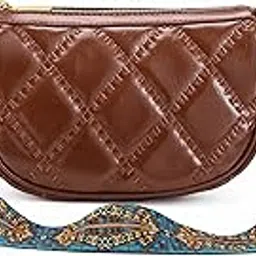 diva dale Quilted Crossbody Bag for Women, Adjustable Strap, Zipper Closure-picture-45
