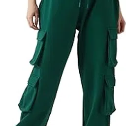bewakoof Women's Fleece Super Loose Fit Joggers|Bewakoof Heavy Duty® 1.0 | Track pants for woman | Lower for women | Multipurpose | Activewear | Utility Pockets | Lightweight & Flexible Elastic Waist | Casual Joggers | Loose Fit-picture-37