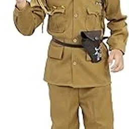 Chandrika Cotton Blend Kids Police Army Military Ips Costume Dress For Boys|4-5 Years-picture-60