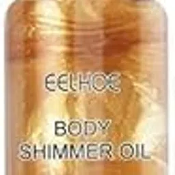 STYLEHEAVEN 2xBody Shimmer Oil Multipleuse Moisturizing Glitter Waterproof for Make up 30G Golden-picture-57