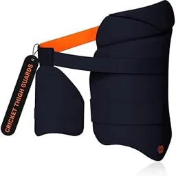 Thigh Guard 2.0 Protective Gear for Batter’s Height (4’9”- 5’3”) Cricket Thigh Pad Cricket Accessories & Equipment Safeguarding Both Your Outer and Inner Thighs Blue ( Right Hand ) (M)-picture-20