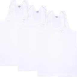 jack pot Men’s 3 Pieces Combo Set Classic White Cotton Sleeveless Vest | Round Neck | Comfortable Available in 80cm, 85cm, 90cm, 95cm, 100cm Sizes-picture-11