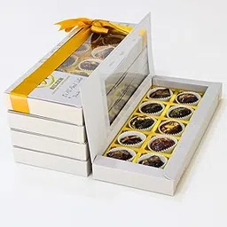 BILZEN Assorted Gift Box of Stuffed Dates with Nuts | Dates Stuffed with Cashew, Almonds, Pumpkin Seed, Pistachios, Walnut | No Preservative | No Added Sugar | Healthy Snacks | 10 Piece, Pack of 1-picture-45