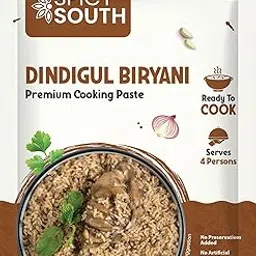 Spicy South Dindigul Biryani Paste 300g | Makes 2KGS Biryani | Serves 4 | Cook in 25 Mins | Ready to Cook Authentic Dindigul Biryani Paste | Zero Added Preservatives & Flavours | 100% Veg | You Will Love the Taste For Sure-image-87