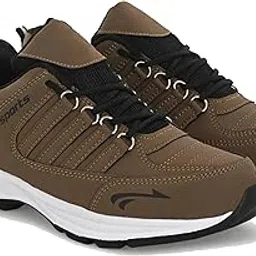 drackfoot Men's Lightweight Tan Sports Running Shoes - Comfortable & Durable-picture-14