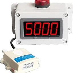 CO2 Monitor Can Be Set to Ppm, Carbon Dioxide Detector with Sensor, 60 Decibel Alarm Smart Indoor Air Quality Monitor, Waterproof and Dustproof, Fast Response and Small Error-image-9