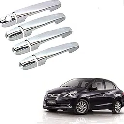 KOZDIKO Chrome Handles Door Latch Cover Set of 4 Pcs for Honda Old Amaze (2013-2017)-picture-69